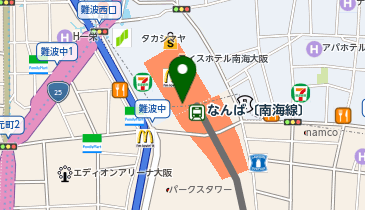 メガネの田中 なんばCITY店の地図画像