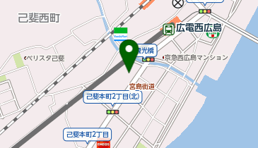 メガネの田中 己斐本町店の地図画像