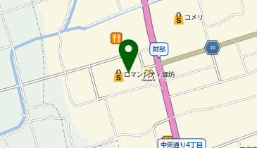 メガネの田中 ロマンシティ御坊店の地図画像