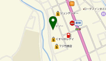 メガネの田中 フジ竹原店の地図画像