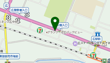 メガネの田中 広中町店の地図画像