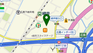 メガネの田中 フジグラン緑井店の地図画像