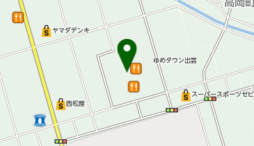 メガネの田中 ゆめタウン出雲店の地図画像