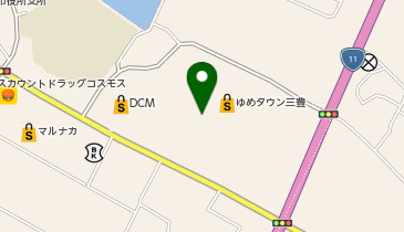 メガネの田中 ゆめタウン三豊店の地図画像