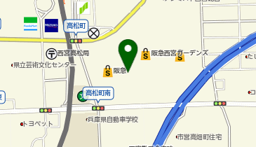メガネの田中 阪急西宮ガーデンズ店の地図画像