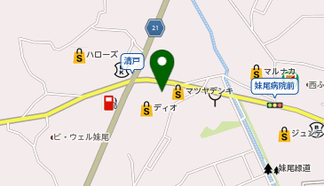 メガネの田中 妹尾店の地図画像