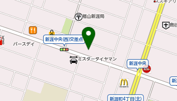 メガネの田中 福山新涯店の地図画像