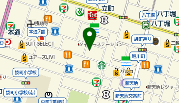 メガネの田中 本店レディース・キッズフロアの地図画像