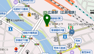 聞こえの田中 広島駅前店の地図画像