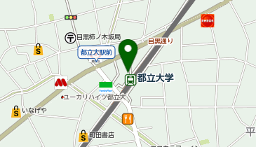 FASTGYM24 都立大学店の地図画像