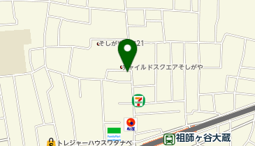 FASTGYM24 祖師ケ谷大蔵店の地図画像