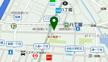 FASTGYM24 八丁堀店の地図画像