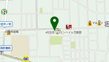 FASTGYM24 元住吉店の地図画像