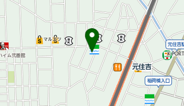 FASTGYM24 元住吉アネックス店の地図画像