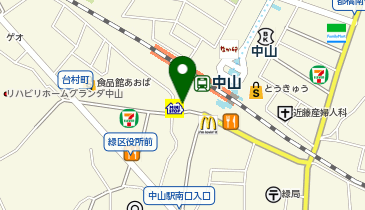 FASTGYM24 中山店の地図画像