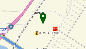 ビジョンメガネ ガーデンモール木津川店の地図画像