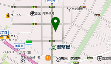 ビジョンメガネ 歌島橋店の地図画像