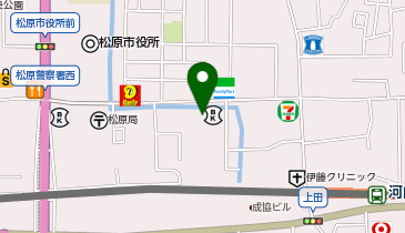 ビジョンメガネ 松原駅前店の地図画像