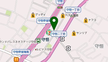 ビジョンメガネ 守恒店の地図画像