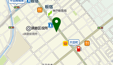 ビジョンメガネ 板宿店の地図画像