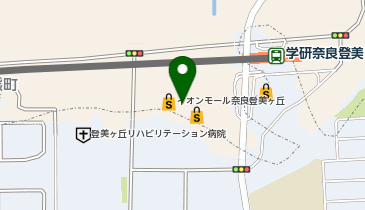 ビジョンメガネ イオン奈良登美ケ丘店の地図画像
