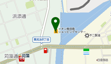 ビジョンメガネ イオン長田南店の地図画像