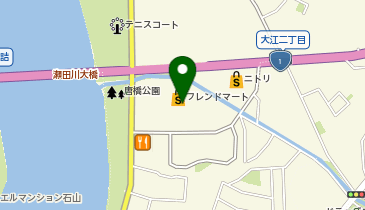 ビジョンメガネ フレンドタウン瀬田川店の地図画像