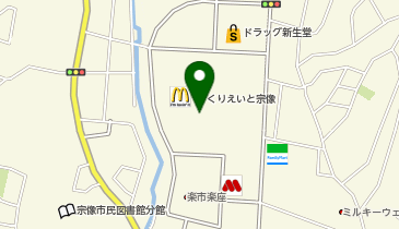 ビジョンメガネ サンリブくりえいと宗像店の地図画像