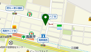 ビジョンメガネ 高島平店の地図画像