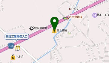 ジェーソン 熊谷石原店の地図画像