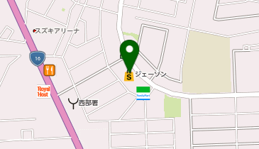 ジェーソン 柏松葉町店の地図画像