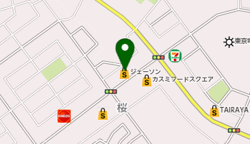 ジェーソン つくば桜店の地図画像