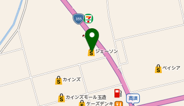 ジェーソン 行方店の地図画像