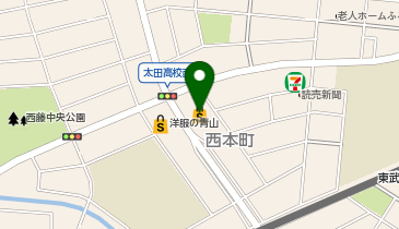 ジェーソン 太田西本町店の地図画像