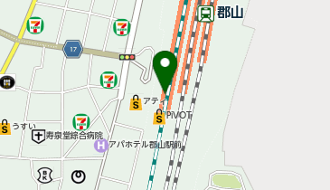 ニュー・クイック 郡山駅食品館ピボット店の地図画像