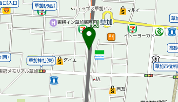 ニュー・クイック 草加ヴァリエ店の地図画像