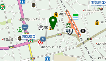 富士ガーデン 浦和コルソ店の地図画像