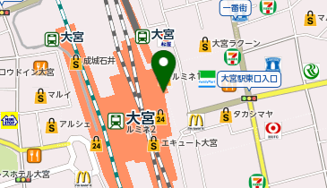 ニュー・クイック ルミネ大宮店の地図画像