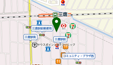 ニュー・クイック 三鷹コラル店の地図画像