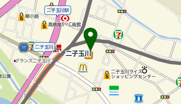 ニュー・クイック 二子玉川東急フードショー店の地図画像