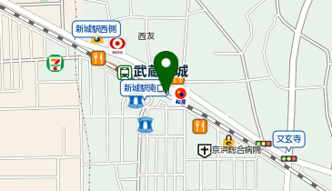 ニュー・クイック ビーンズ武蔵新城店の地図画像