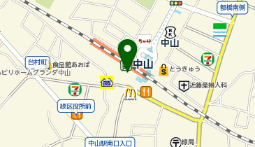 ニュー・クイック ビーンズ中山店の地図画像