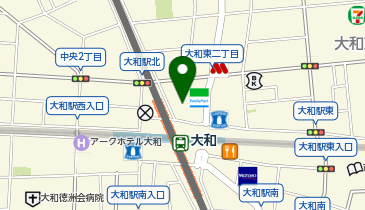 富士ガーデン 大和スカイビル店の地図画像