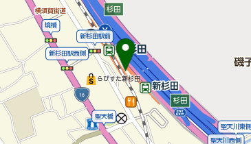 ニュー・クイック ビーンズ新杉田店の地図画像