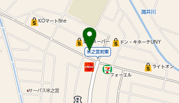 ニュー・クイック エスポット富士店の地図画像