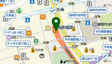 OWNDAYS ソラリアステージ店の地図画像