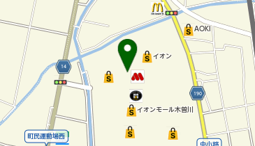 OWNDAYS イオンモール木曽川店の地図画像