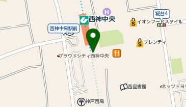 OWNDAYS エキソアレ西神中央店の地図画像