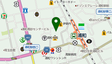 OWNDAYS 浦和コルソ店の地図画像