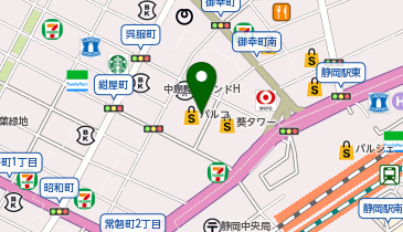 OWNDAYS 静岡パルコの地図画像